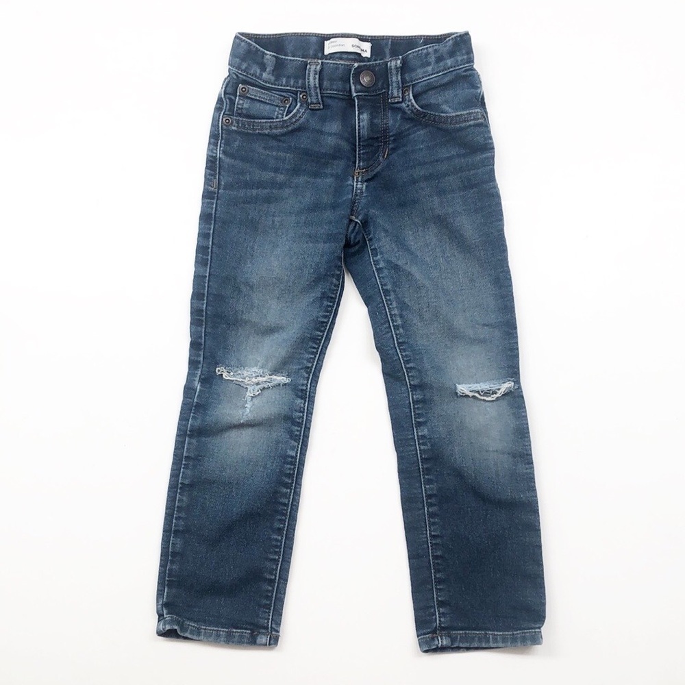 Somona little boys medium wash distressed skinny jeans